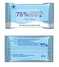 Load image into Gallery viewer, 24 pc Alcohol wipe packet [Sanitary wipes] 10 wipes per packet
